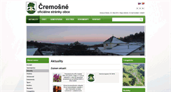 Desktop Screenshot of cremosne.sk